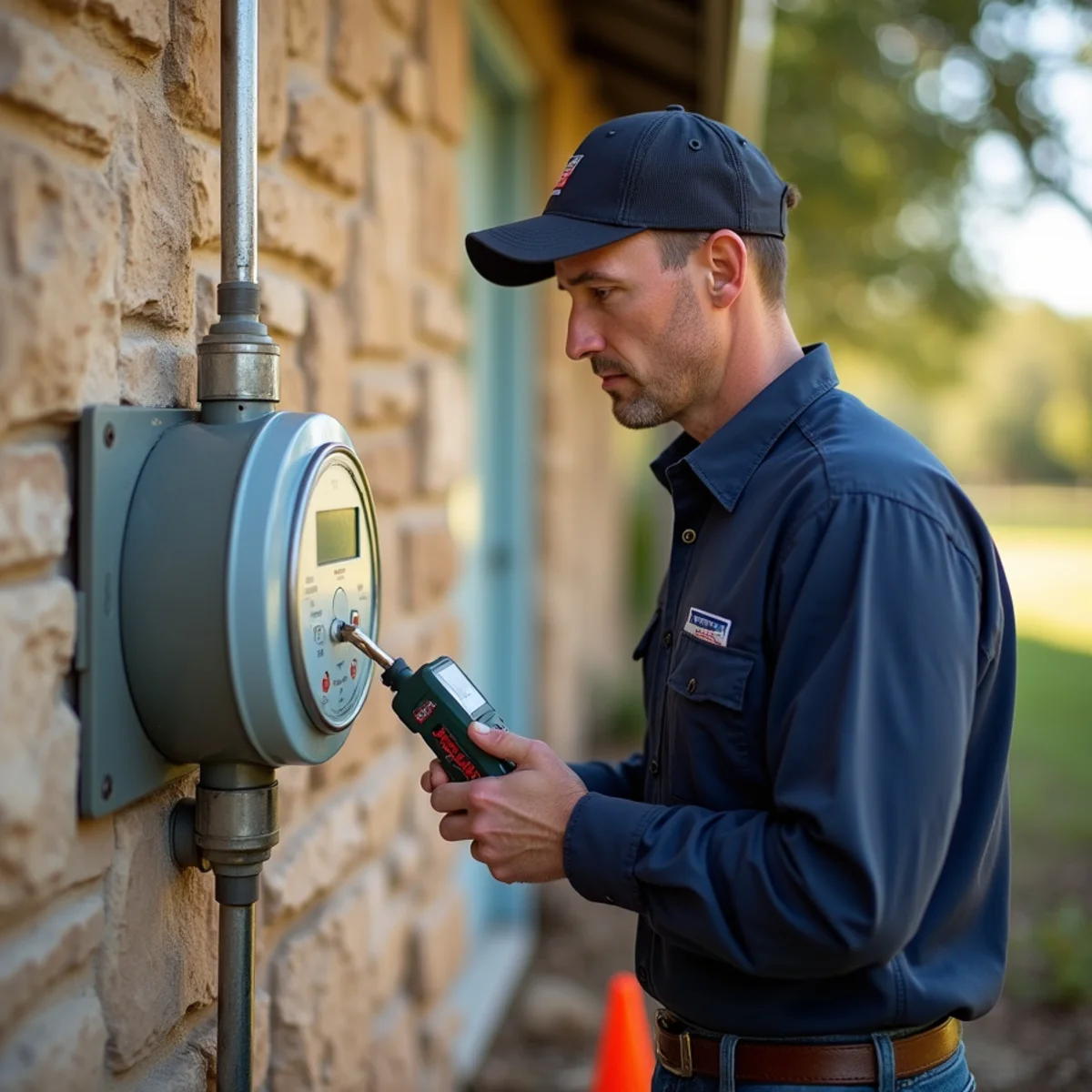 Gas leak safety action plan for a Texas home