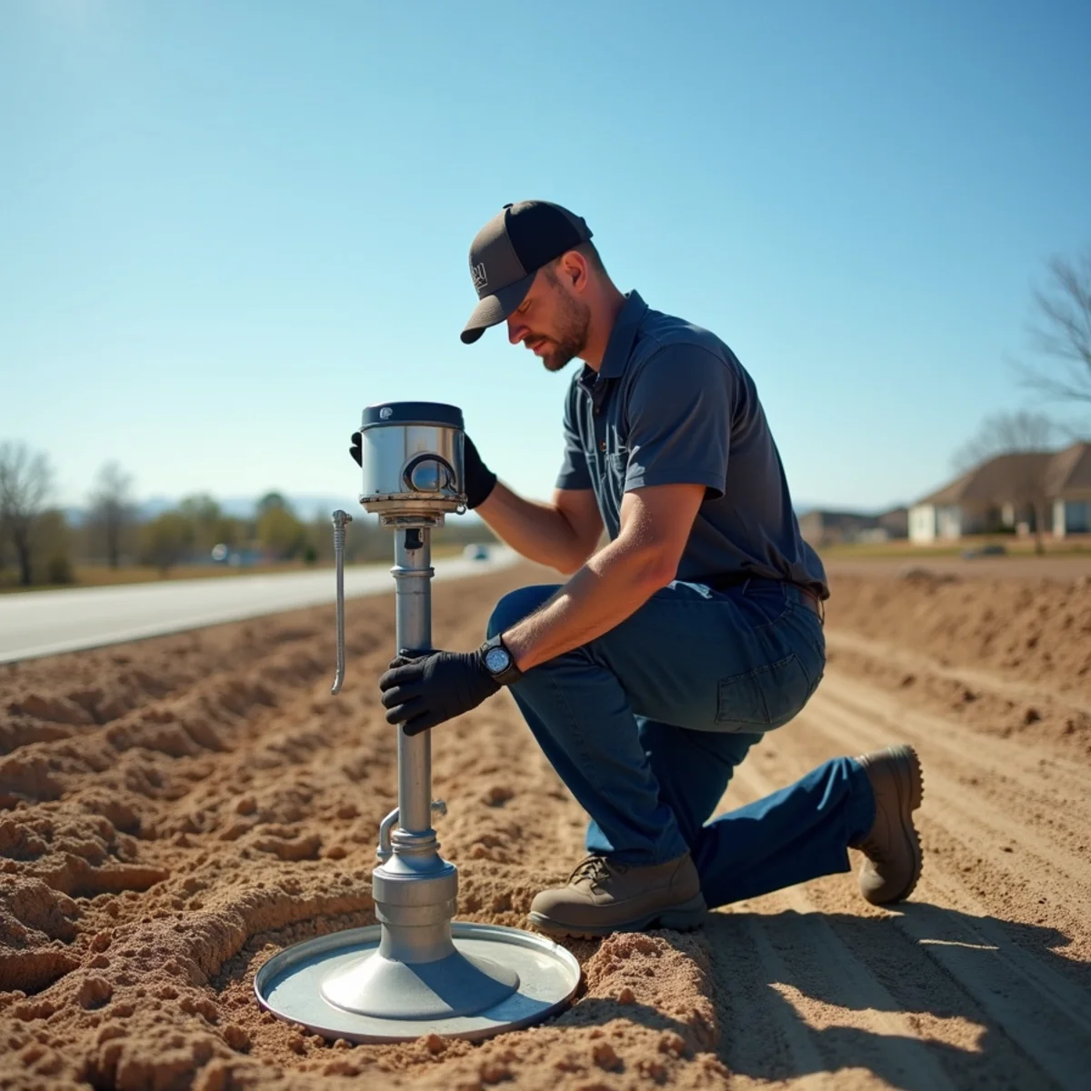 Licensed plumber servicing a home in Jarrell, TX