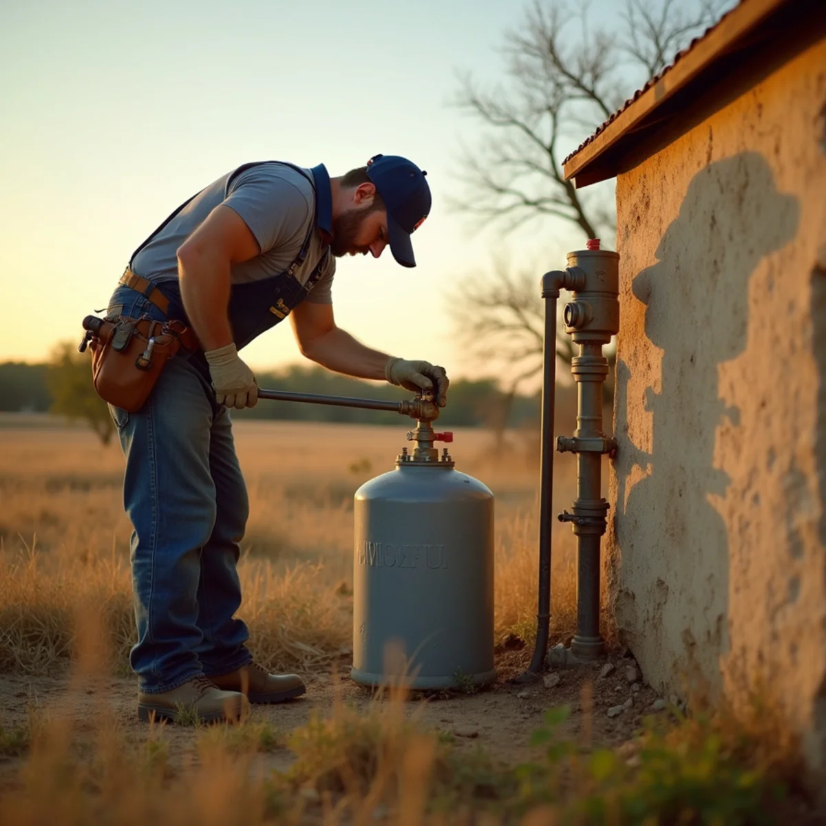 Licensed plumber servicing a home in McGregor, TX