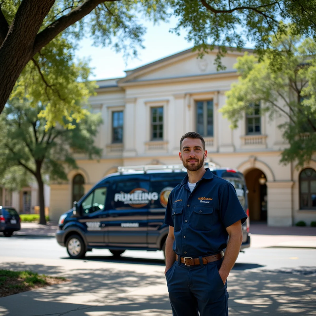 Licensed plumber servicing a home in Williamson County, TX
